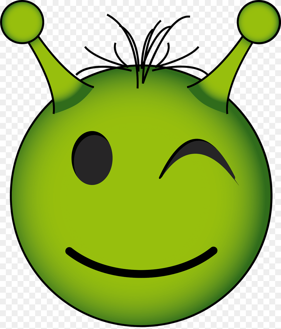 Alien Clipart, Green Png