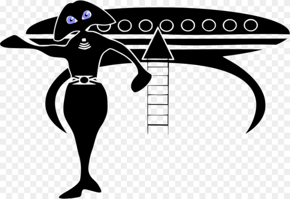 Alien Clipart, Cartoon, Animal, Fish, Sea Life Png Image