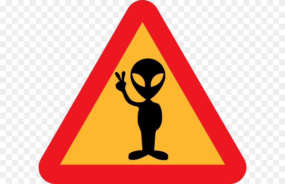 Alien Clipart And Graphics Of Space Creatures, Sign, Symbol, Road Sign, Dynamite Free Transparent Png