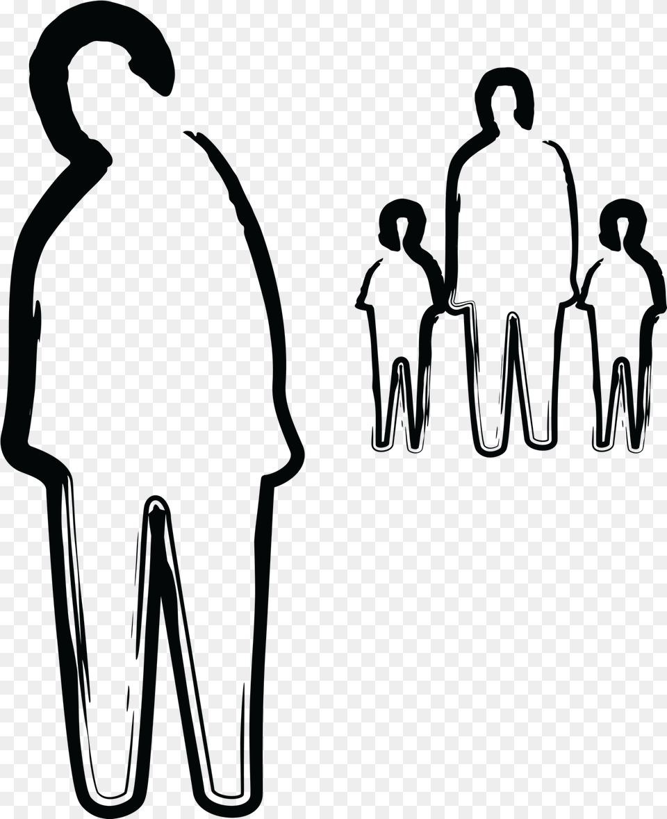 Alien Deportation Clipart, Silhouette Free Png