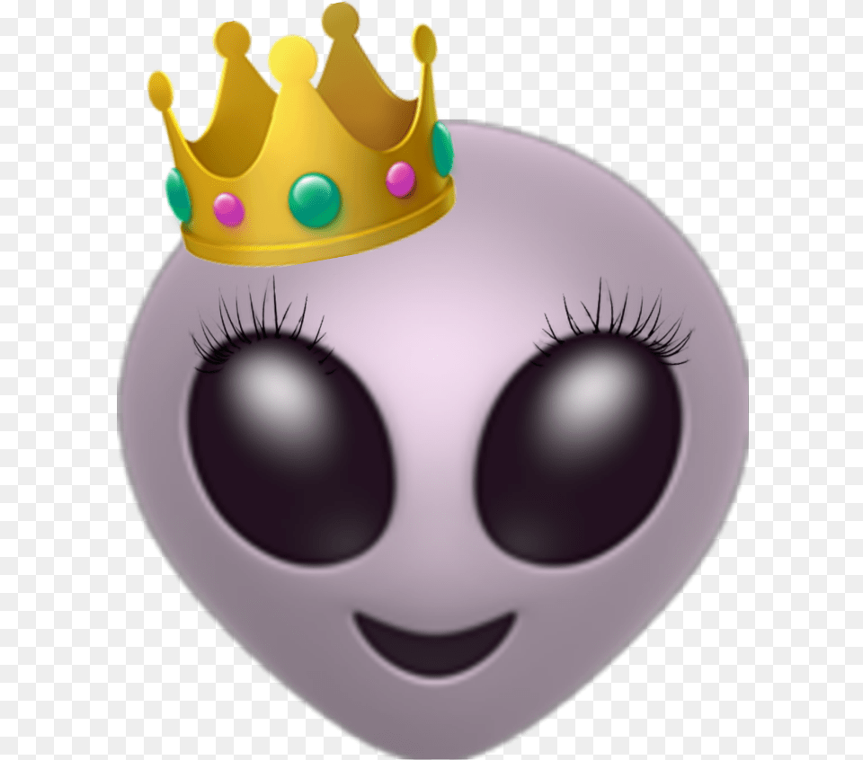 Alien Dudahmt Tumblr Sticker Adesivo Alien Emoji, Accessories, Jewelry, Crown Free Transparent Png