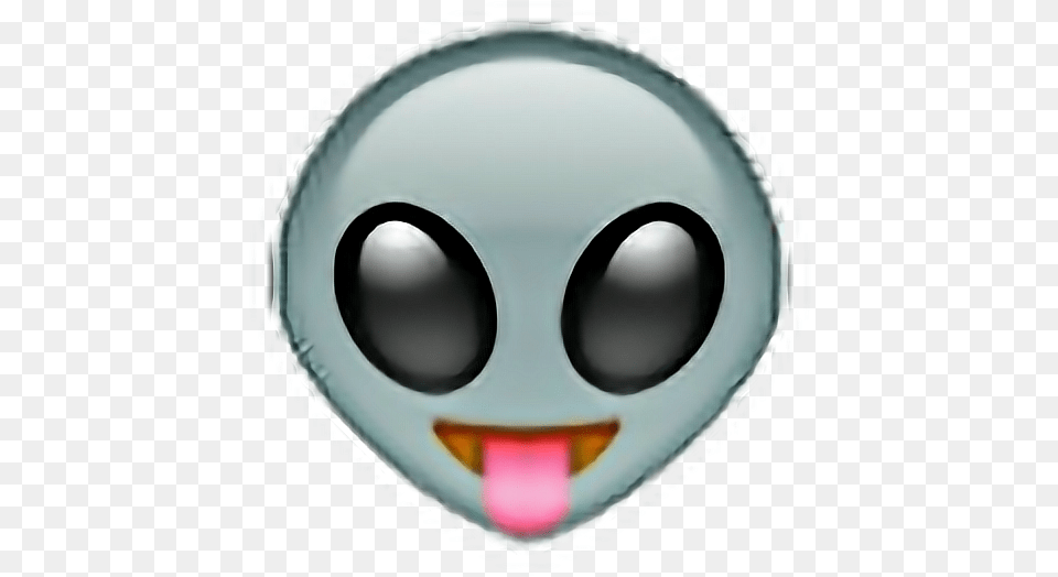Alien Emoji Aesthetic Sticker Gray Pink Black Brown Fre Emoji, Plate Png