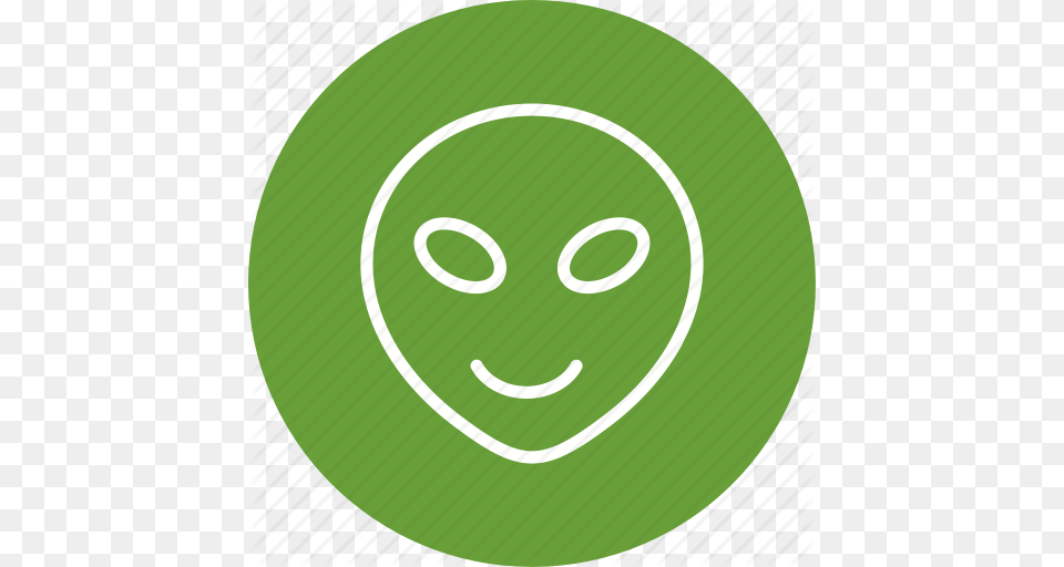 Alien Emoji Emoticon Face Icon, Green, Disk Free Transparent Png