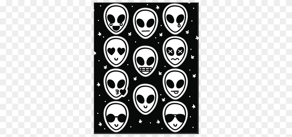 Alien Emoji Stickerdecal Sheet Imagenes De Aliens Emojis, Disk, Pattern Free Png