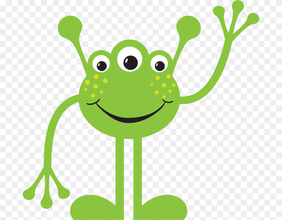 Alien Extraterrestrial Life Cartoon Computer Icons Line Art, Green, Amphibian, Animal, Frog Free Transparent Png