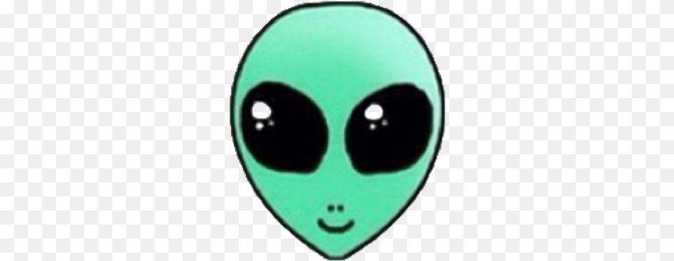 Alien Eyes Black Green Smile Space Martian Freetoedit We Heart It Elience, Disk Png