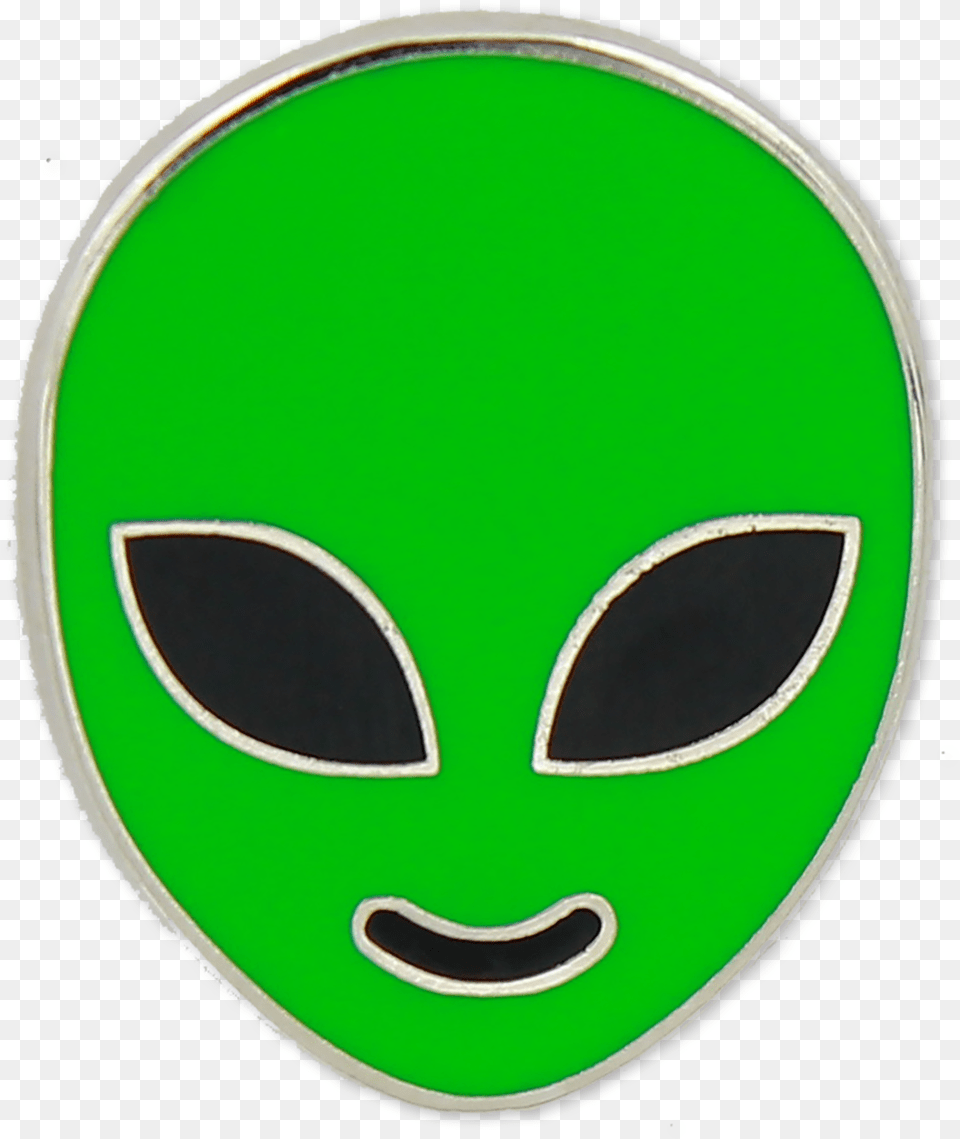 Alien Face Enamel Pin Alien Face Clipart, Mask, Disk Free Png Download