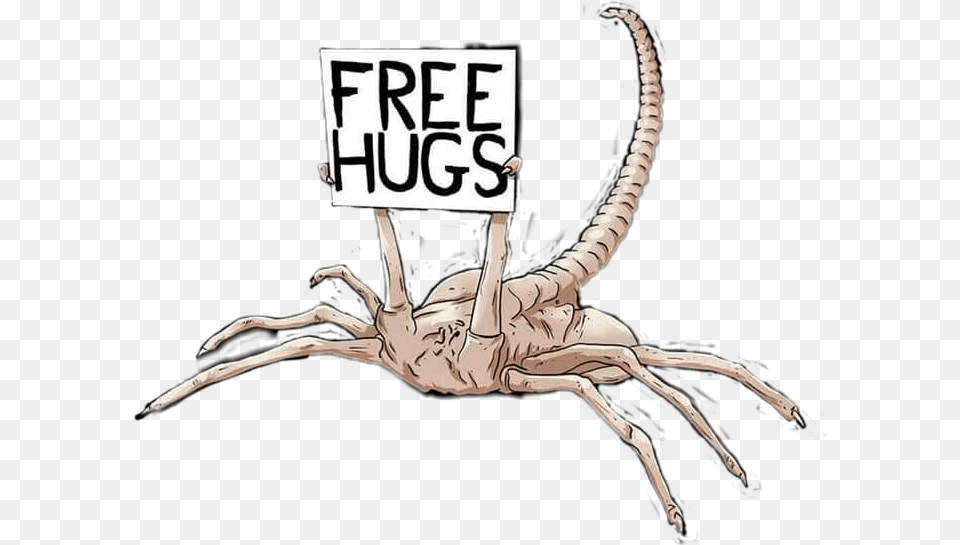 Alien Facehugger Face Hugs, Animal, Invertebrate, Spider Free Png Download