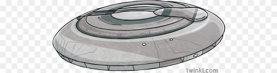 Alien Flying Saucer Spaceship Illustration Twinkl Circle, Electronics, Disk Free Png Download