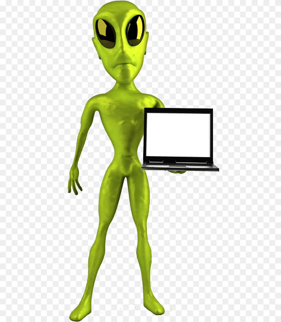 Alien Green Alien Little, Computer, Electronics, Pc, Laptop Free Transparent Png