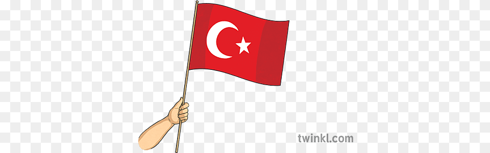 Alien Illustration Turkish Flag Icon, Turkey Flag Free Png Download