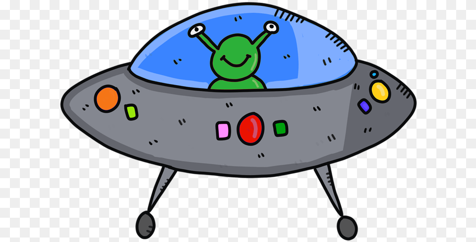 Alien In Ufo Clipart, Furniture, Bed Free Png Download