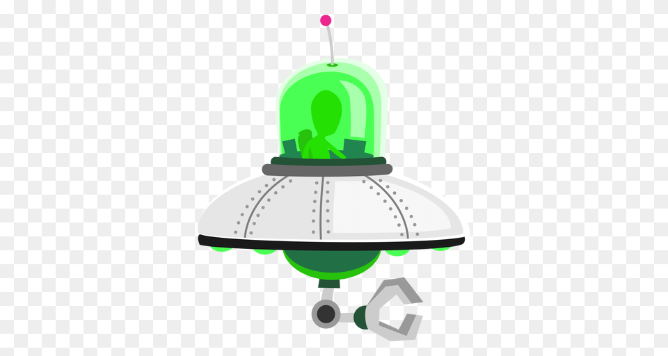 Alien In Ufo Icon, Lighting, Light, Green Free Png