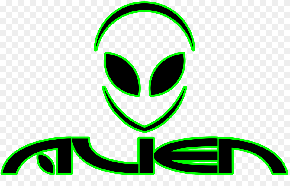 Alien Logos, Light, Neon, Green Png Image
