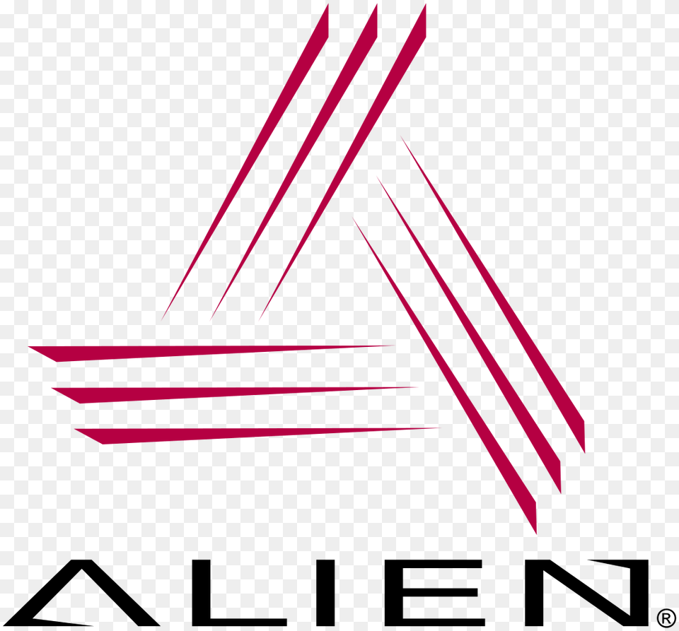 Alien Logos, Triangle, Maroon Free Png Download