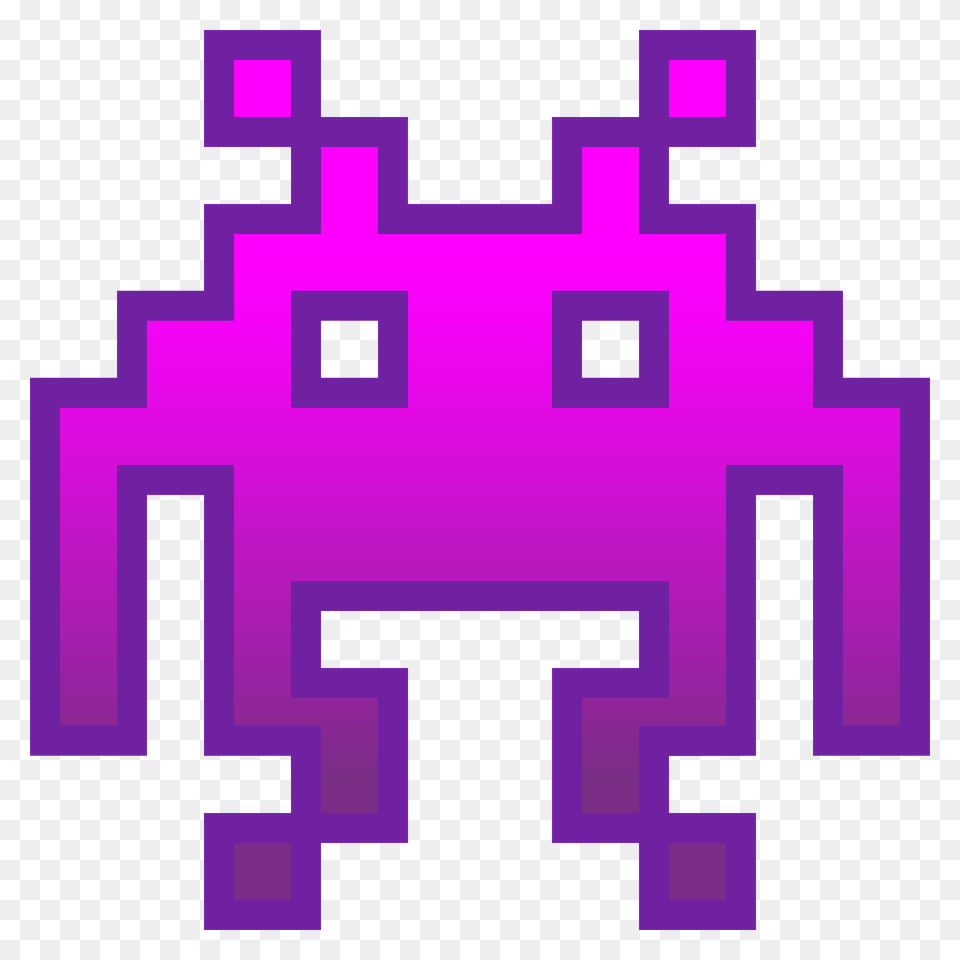 Alien Monster Emoji Clipart, Purple, First Aid Free Png