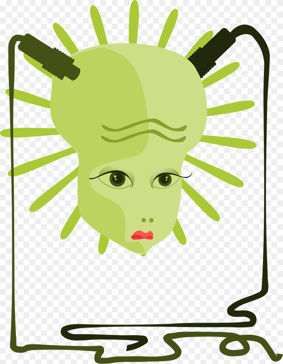 Alien Mother Clipart, Face, Head, Person, Photography Png Image