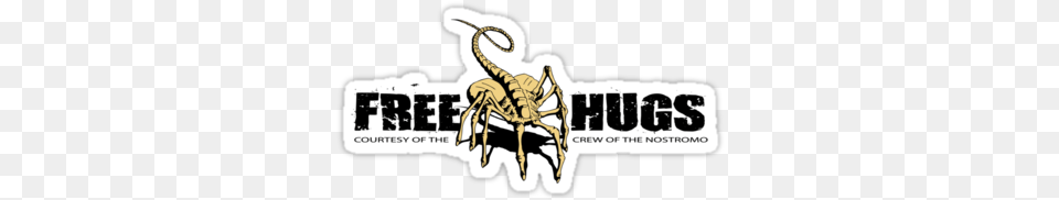 Alien Movie Face Hugger Parody Quot Stickers By Chachi Chestburster Surprise, Animal, Crawdad, Food, Invertebrate Free Png