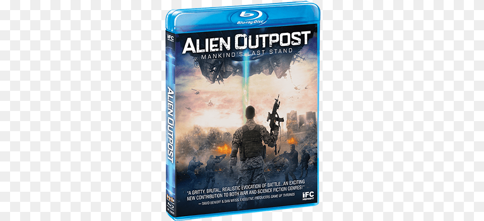 Alien Outpost 2014 Blu Ray, Book, Publication, Adult, Male Free Transparent Png