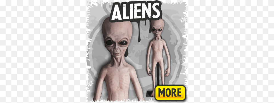 Alien Props U0026amp Aliens For Halloween Halloween Fx Props Supernatural Creature, Person, Adult, Male, Man Free Png Download