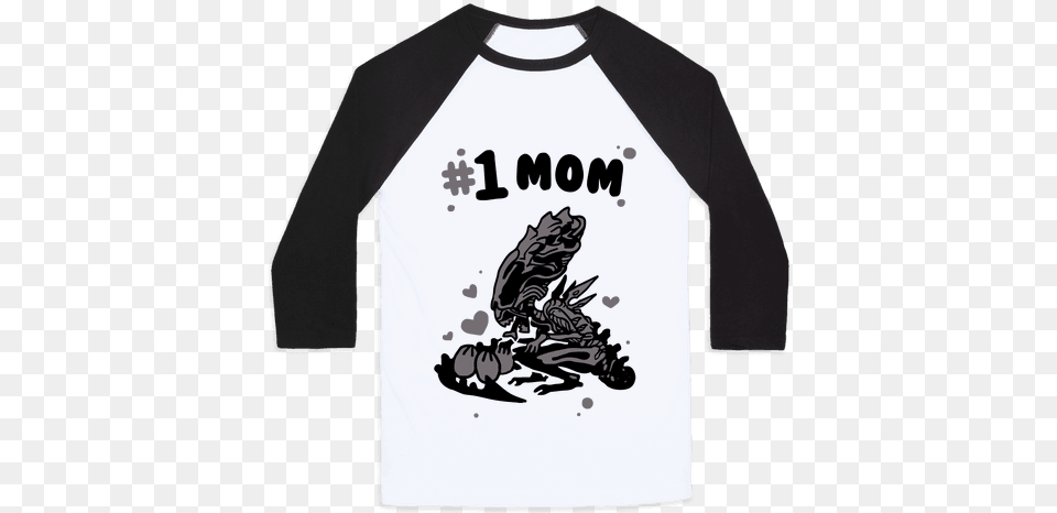 Alien Queen 1 Mom T Shirts Lookhuman Sci Fi Shirts Bird Box T Shirt, Clothing, Long Sleeve, Sleeve, T-shirt Free Png
