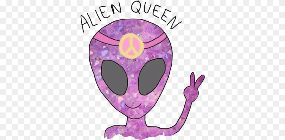 Alien Queen Freetoedit Alien Queen, Purple, Disk Free Png Download