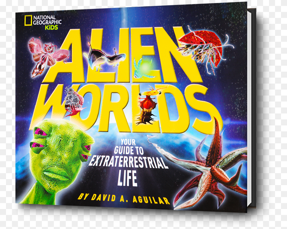 Alien Space Scouts Wanted Alien Life Book Nat Geo, Advertisement, Poster, Person, Face Free Png