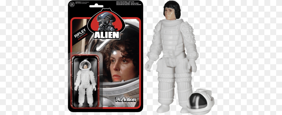 Alien Space Suit Ripley Reaction Figure Ripley Reaction Figure, Adult, Male, Man, Person Png