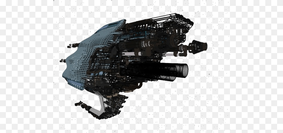 Alien Spacecraft Photo Alien Spaceship From Back Transparent Background, Aircraft, Transportation, Vehicle, City Free Png Download