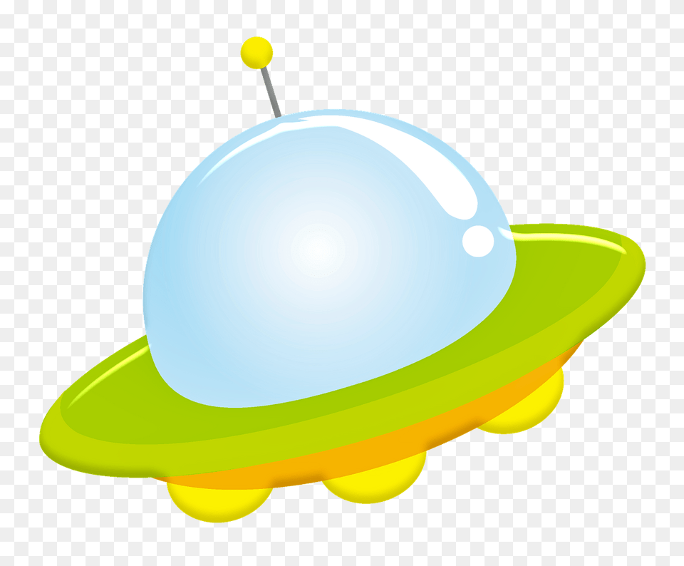 Alien Spaceship Clipart, Clothing, Hardhat, Helmet, Sphere Png Image