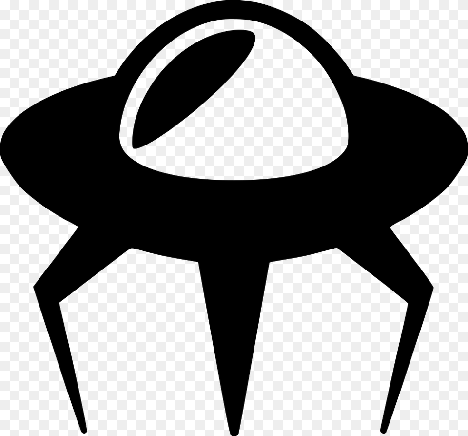 Alien Spaceship Icon Clothing, Hat, Stencil, Sun Hat Free Png Download