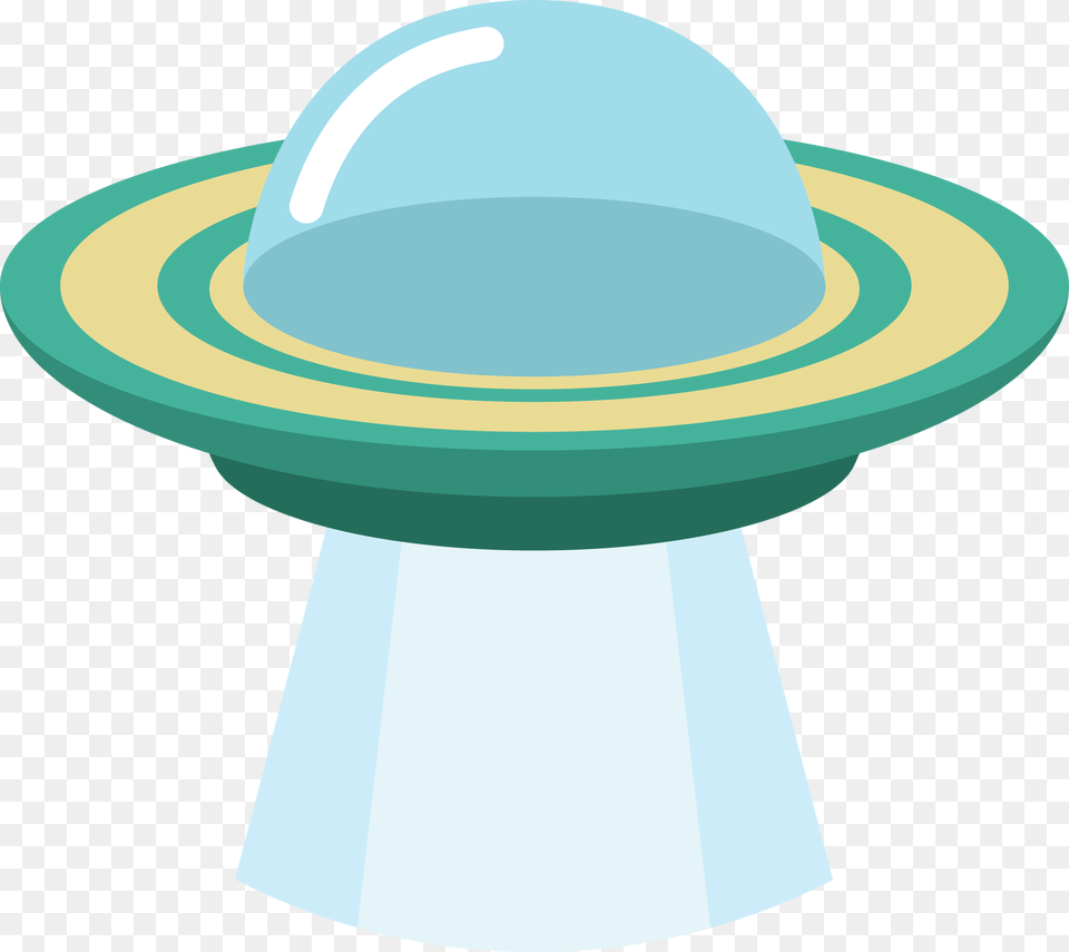 Alien Spaceship Transparent Background, Clothing, Hardhat, Hat, Helmet Free Png Download