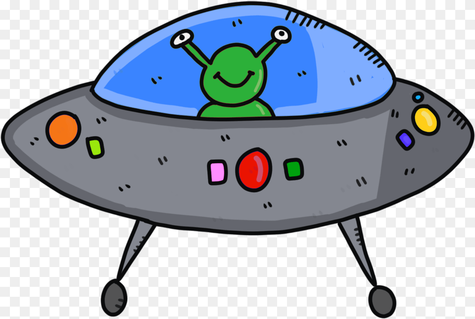 Alien Spaceship Ufo On Pixabay Transparent Ufo Cartoon, Furniture, Bed, Cradle Free Png