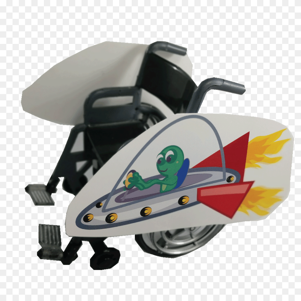 Alien Spaceship Wheelchair Costume Childs Rolling Buddies, Vehicle, Transportation, Motorcycle, Wheel Png Image