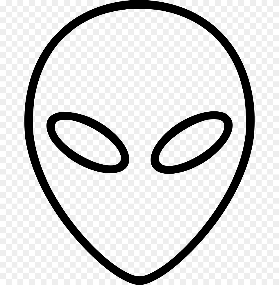 Alien Svg Head Clipart Icon Alien Head, Mask, Smoke Pipe Png Image