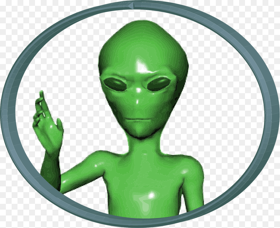 Alien Transparent, Green, Person, Baby, Face Free Png
