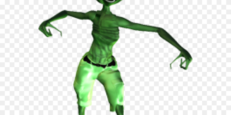 Alien Transparent Images Illustration, Green, Adult, Dancing, Female Png