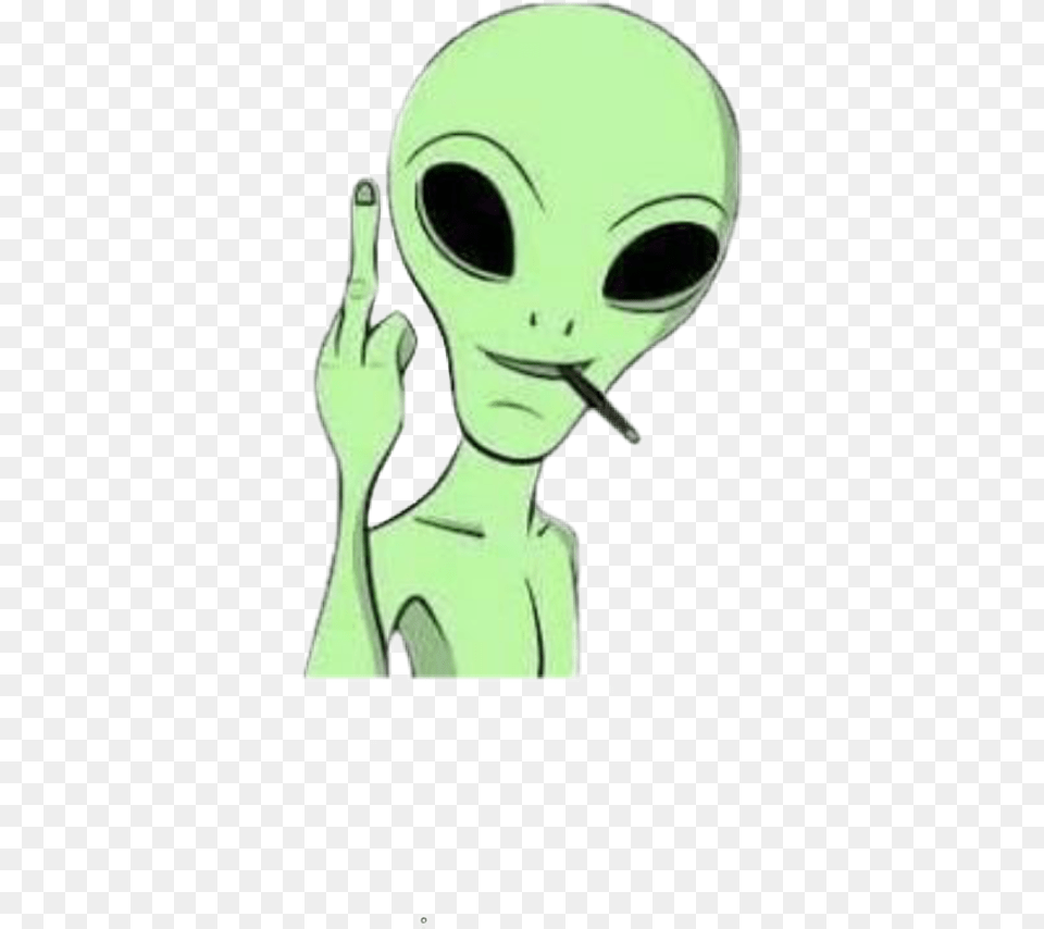 Alien Verde Extraterrestre Dibujo Ovni Alien, Baby, Head, Person, Face Png Image