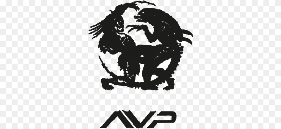 Alien Vs Predator Logo Vector Alien Vs Predator Alien, Stencil, Baby, Person, Animal Free Transparent Png