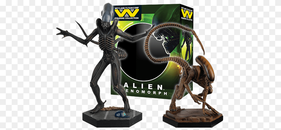 Alien Vs Predator Xenomorph Statue, Person, Animal, Antelope, Mammal Free Png Download