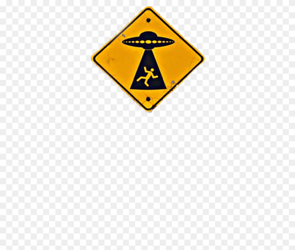 Alien Warning Area51 Aliens Alien Tumblr Area 51 Tumblr Sticker, Sign, Symbol, Road Sign Free Png Download