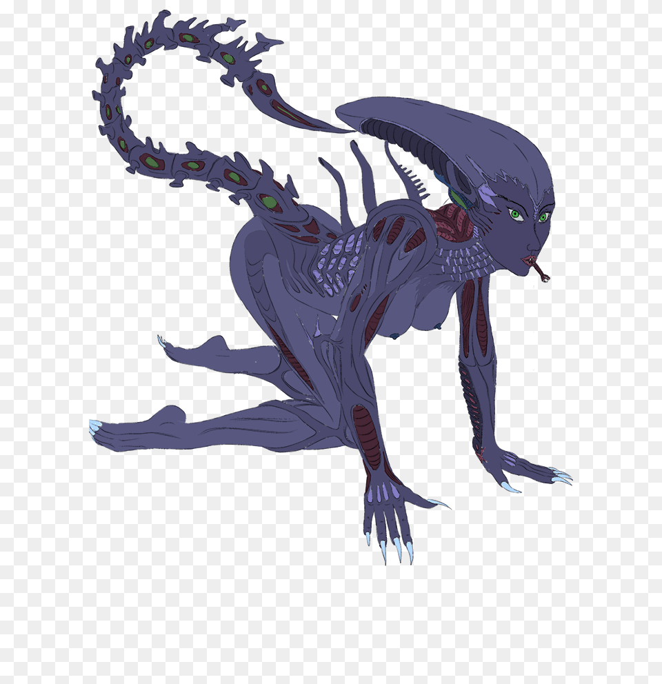 Alien Xenomorph Hybrid Thing, Person, Dragon, Face, Head Png Image