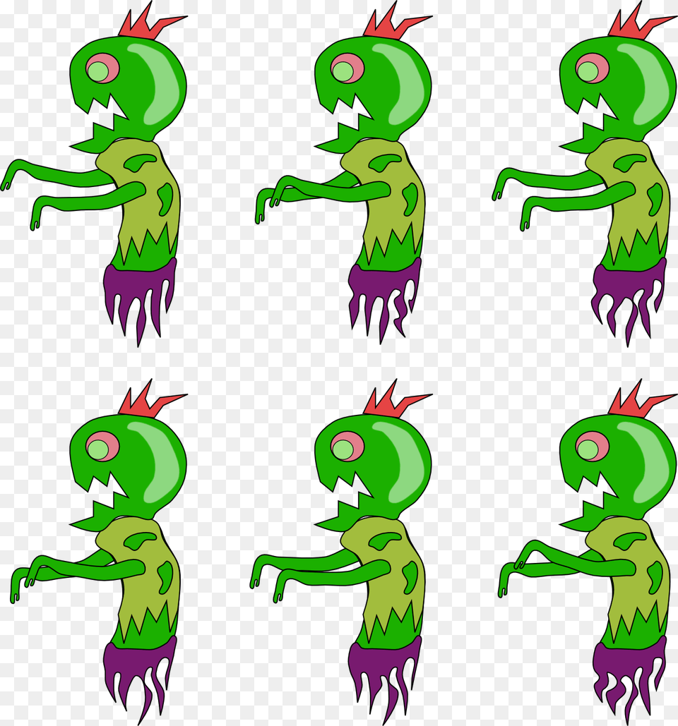 Alienwithborder Cartoon, Green, Purple, Baby, Person Free Transparent Png