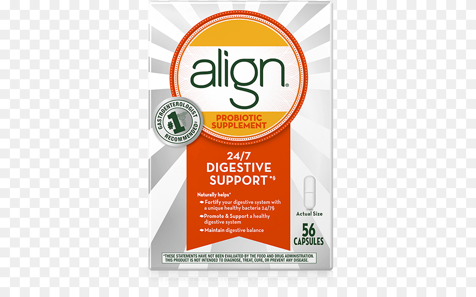Align Probiotic Supplement Align Probiotic 28 Ct, Advertisement, Poster Free Transparent Png