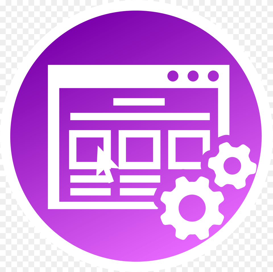 Aligned Programs Amp Projects Project Management Office Icon, Purple, Machine, Disk Free Transparent Png