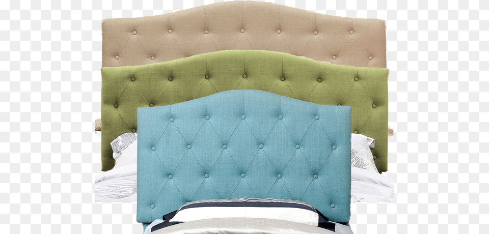 Alipaz Headboard Collection Alipaz Blue Flax Fabric Twin Size Headboard, Couch, Cushion, Furniture, Home Decor Free Png Download