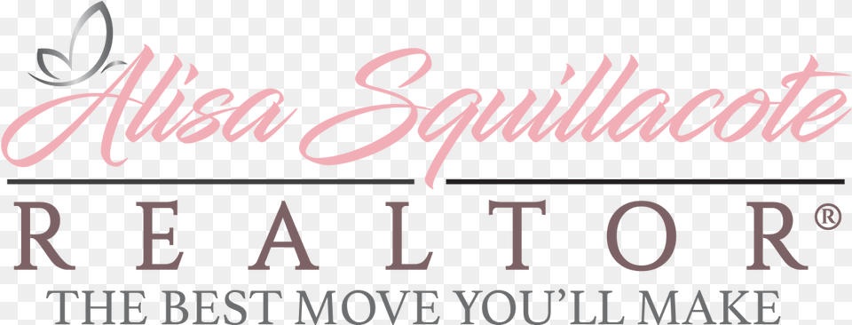 Alisa Squillacote Realtor Logo Calligraphy, Text, Alphabet, Ampersand, Symbol Png