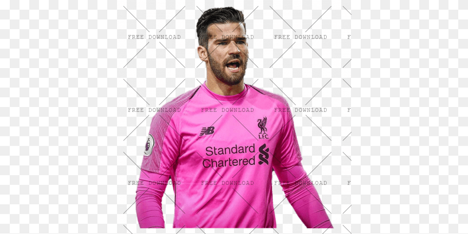 Alisson Becker Bc Image With Transparent Background T Shirt, Clothing, Face, Head, Person Free Png