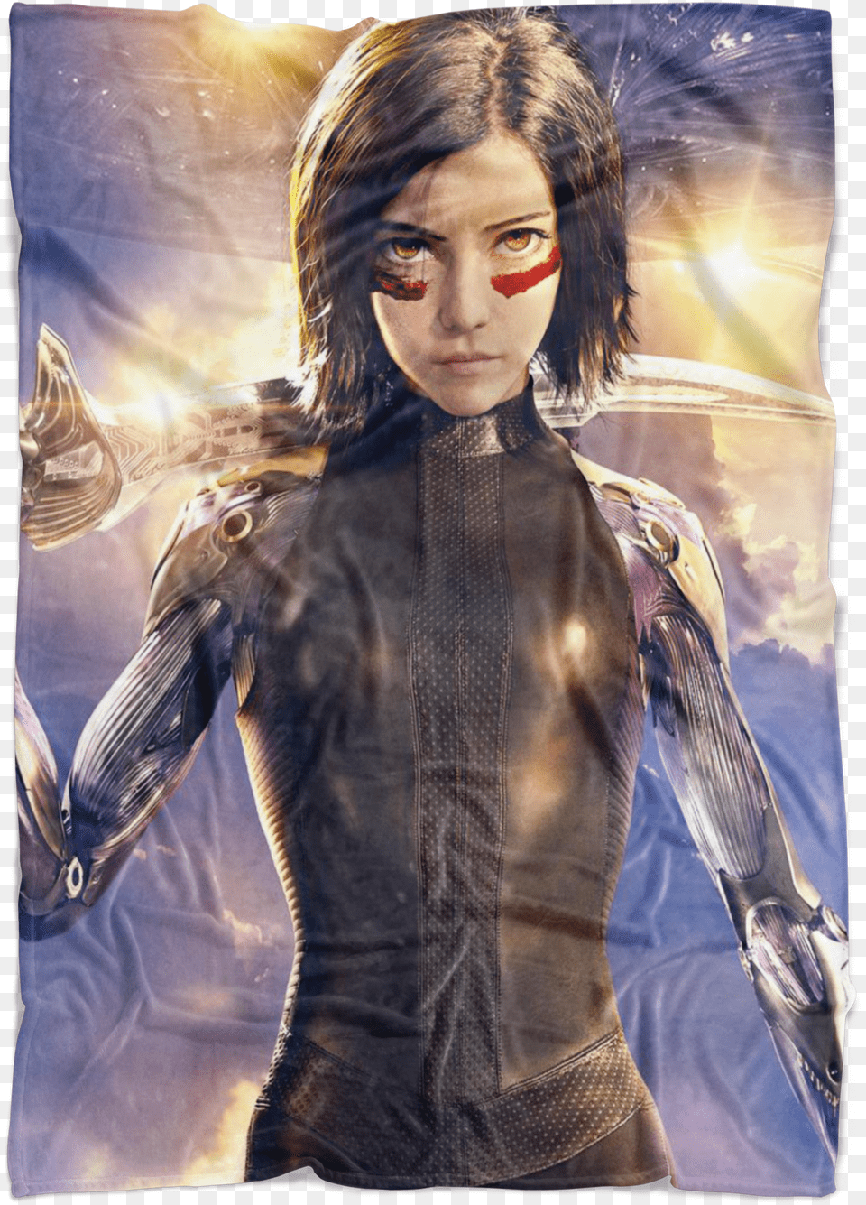 Alita Battle Angel Blanket, Book, Comics, Publication, Art Free Png Download