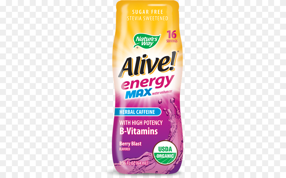 Alive Energy Max Water Enhancer Nature39s Way Organic Alive Energy Max Water Enhancer, Herbal, Herbs, Plant, Advertisement Free Png